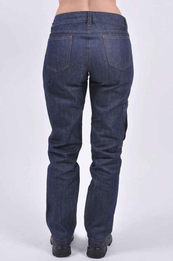 Calça jeans sales uniforme feminino